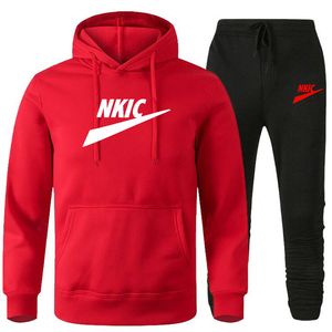 Heren sets hoodies broek fleece tracksuits solide pullovers truishirts jabboart capuchon streetwear outfits