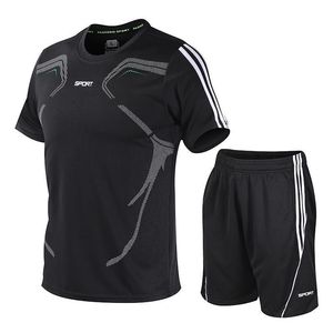 Heren Sets Zomer Sportkleding T-shirts en Shorts Track Pak Big Size M tot 5XL Reach for Gewicht 105kg 210722