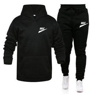 Ensemble deux pièces pour hommes, survêtement, veste décontractée, pantalon, costume de Sport Harajuku, sweat à capuche, vêtements de Sport, printemps et automne