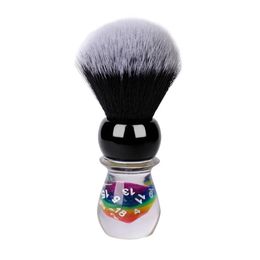 Pincel de limpieza de barba de espuma crema para hombres Pincel de peluquería de barbería de nylon Cepillo de cabello suave Dice de pincel de afeitar