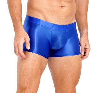 Shiny Oil Boxer Shorts Low Rise Underpants Dancewear Swim Board Shorts Beachwear Lingerie ondergoed Pool Party Swimwear