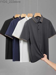 Chemises masculines Summer Mens Shirt Nouveau t-shirt à manches courtes classiques T-shirt pour hommes en nylon à séchage rapide