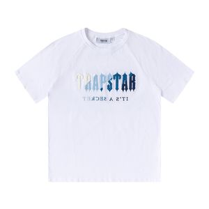 Chemises masculines T-shirt Tapstar pour femmes serviettes bleues blanches Shorts à manches courtes Set Printemps Summer Streetwear T-shirtmotion Current 359