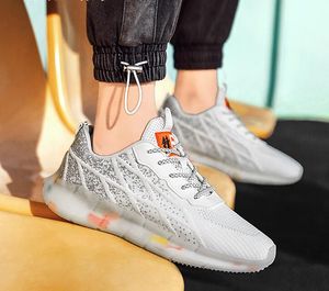 Herenschoenen 2022 Spring Casual Sports Deodorant Mannen Flying Geweven Mesh Ademend Schoen A05 Trend