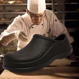 Zapatos para hombres Sandalias Chef Chef Non-Slip Jardín al aire libre Hacatín de cocina Fisherman Casual Drive Trail Trabajo de trabajo a prueba de aceite 537 618 5