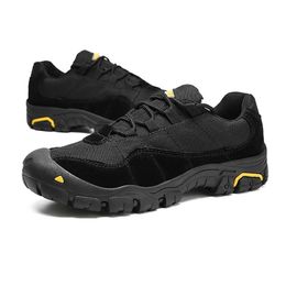 Chaussures pour hommes randonnée cross-country chaussures de plein air basses grande taille résistant à l'usure chaussures de sport antidérapantes GAI 007