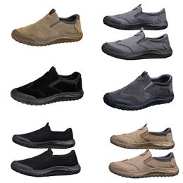 Chaussures pour hommes, nouveau style de printemps, chaussures paresseuses d'un pied, chaussures de protection du travail confortables et respirantes, tendance pour hommes, semelles souples, chaussures de sport et de loisirs bonnes chaussures 42 a111