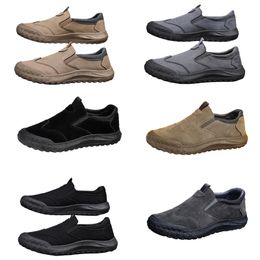 Chaussures pour hommes, nouveau style de printemps, chaussures paresseuses d'un pied, chaussures de protection du travail confortables et respirantes, tendance pour hommes, semelles souples, chaussures de sport et de loisirs Chaussures décontractées 43 a111