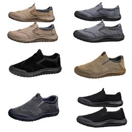 Chaussures pour hommes, nouveau style de printemps, chaussures paresseuses d'un pied, chaussures de protection du travail confortables et respirantes, tendance pour hommes, semelles souples, chaussures de sport et de loisirs Chaussures décontractées 44 a111