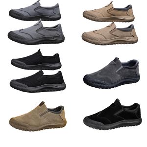 Chaussures pour hommes, nouveau style de printemps, chaussures paresseuses d'un pied, chaussures de protection du travail confortables et respirantes, tendance pour hommes, semelles souples, chaussures de sport et de loisirs plus douces 41