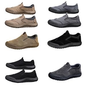 Chaussures pour hommes, nouveau style de printemps, chaussures paresseuses d'un pied, chaussures de protection du travail confortables et respirantes, tendance pour hommes, semelles souples, chaussures de sport et de loisirs 41