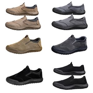 Zapatos de hombre, nuevo estilo de primavera, zapatos perezosos de un pie, zapatos de protección laboral cómodos y transpirables, tendencia masculina, suelas suaves, zapatos deportivos y de ocio Zapatos casuales 40 a111