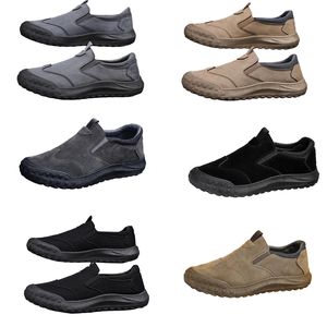 Chaussures pour hommes, nouveau style de printemps, chaussures paresseuses d'un pied, chaussures de protection du travail confortables et respirantes, tendance pour hommes, semelles souples, chaussures de sport et de loisirs plus douces 44