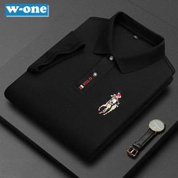 Homme Manches Courtes Nouveau Polyvalent T-shirt Coréen De Luxe D'été Pour Hommes Golf Polo Qualité 100% Coton Vapeur Fnaf Grand M-4xl