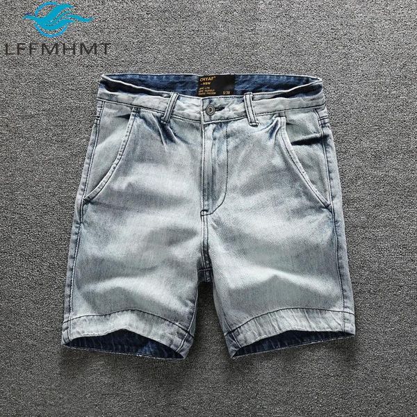 Short masculin 0030 Denim vintage pour hommes Adolescents de mode d'été