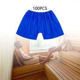 Shorts pour hommes 100x SPA Sauna culottes non tissées hommes slips hommes sous-vêtements (taille M) pour voyage Massage Salon plage bain de soleil