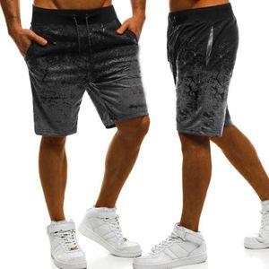 Heren shorts 2022 Heren Casual shorts Modieuze gedrukte jogger shorts Summer Drawtring Hip-hop Ultra-dunne oefening shorts plus maat J240530
