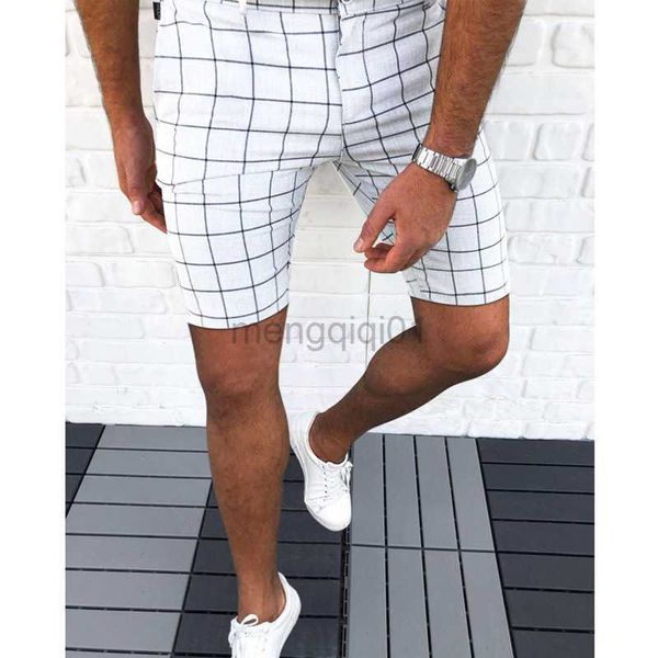 Shorts pour hommes 2022 nouvelle mode homme pantalons courts mode intelligente vêtements pour hommes Plaid mince taille moyenne plage Shorts décontractés pantalons pour hommes robe Y23