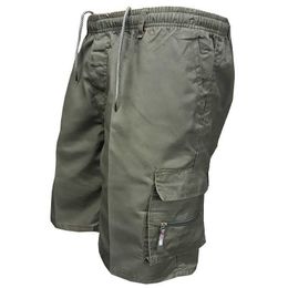 Heren shorts 2022 Zomer katoenen vracht shorts heren losse werk casual outdoor militaire korte broek multi pocket hotbroeeches z0216