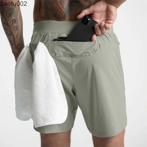 Heren shorts 2022 Zomer nieuwe sportschool jogging oefening shorts shorts sport fitness quick drogende meerdere zakken hardlopen shorts w0327