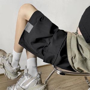 Shorts pour hommes 2023 Cargo Hommes Mode Streetwear Rétro Beau Big Poches Dynamique Jeune Baggy Casual Summer Hip Hop Sweatshorts