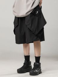 Heren Shorts 2023 Afneembare Techwear Hip Hop Casual Culottes Mannen Vrouwen Harajuku Punk Taille-rok