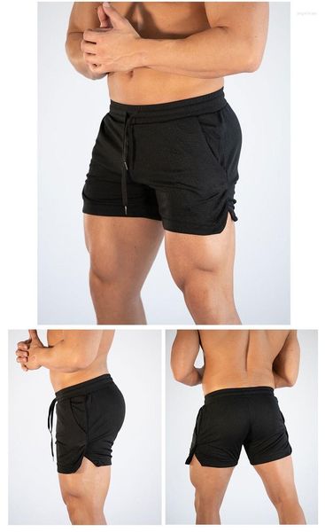 Herren-Shorts 2023 Herren-Lauf-Fitness-Trainings-Speed-Dry-Trunks Drei-Punkte-Strandhose mit Schnürung zum Großhandelspreis