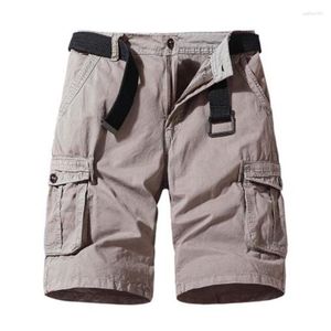 Heren Shorts 2023 Mannen Klassieke Tactische Multi-pocket Korte Broek Outdoor Zomer Bermuda Mode Casual Katoen Geen Riem