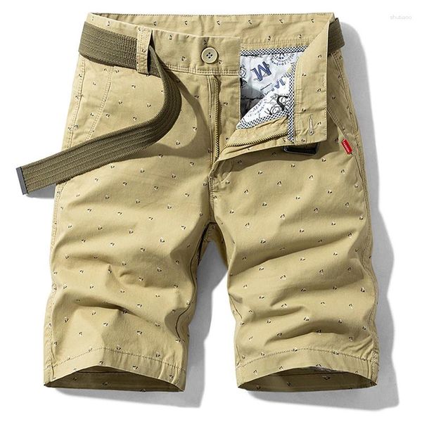 Shorts pour hommes 2023 Hommes Mode d'été Coton Respirant Léger Multi-poches Casual Pantalon court Confortable Lâche