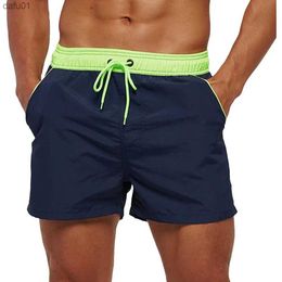 Heren shorts 2023 Men Swimwear shorts Male zwembroek zwempakken man surf strand zwem sportbord mesh mesh nieuwe zomer herenkleding l230520
