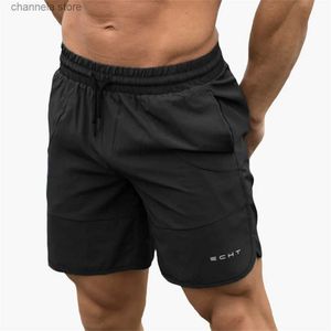 Shorts pour hommes 2023 nouveaux hommes salle de sport Fitness Shorts amples musculation Joggers été séchage rapide Cool pantalons courts mâle décontracté plage marque pantalons de survêtement T240227