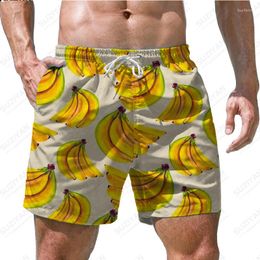 Shorts pour hommes 2023 été plage hawaïen loisirs Sports imprimé 3D rapide respirant Extra Large motif de fruits