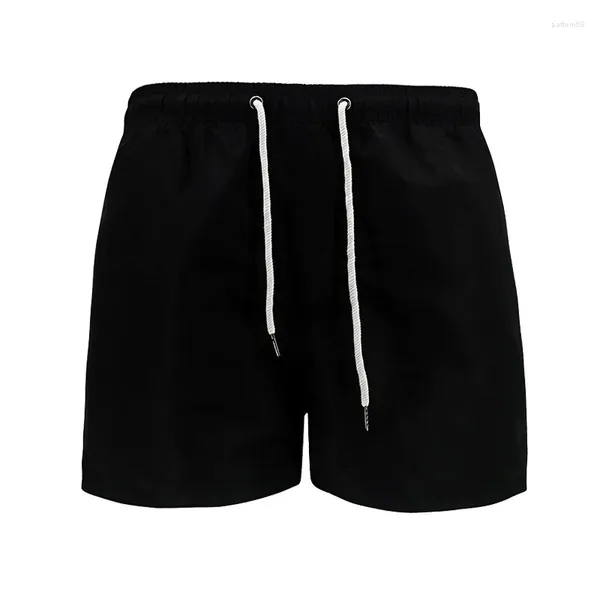 Pantalones cortos para hombres 2023 Verano Casual Quinto pantalones Deportes Color puro Confort Playa