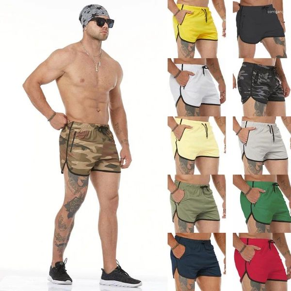 Pantalones cortos para hombres 2023 Pantalones de verano Hombres Casual Deporte Ocio Fitness Entrenamiento Troncos Playa Boyshorts Gimnasio de secado rápido Correr Boxer Breve