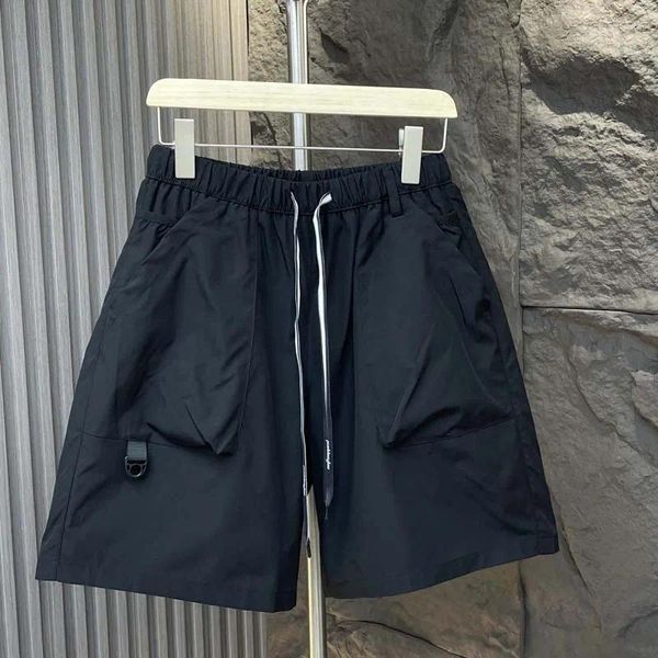 Shorts pour hommes 2023 Été Séchage rapide Casual Court Cordon Mode Travail Robe Poche Lâche Jeunes Tendance Capris