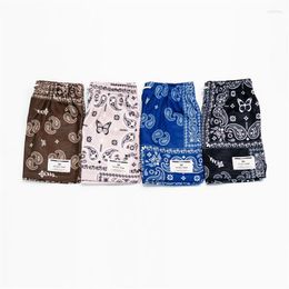 Shorts pour hommes 2023 été Ryoko pluie maille hommes tendance Paisley imprimer gymnastique basket hommes entraînement course pantalons courts