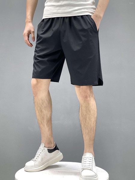 Short homme 2023 Urban Commuter été haut de gamme laminé Athleisure Five-Point Cargo Pants