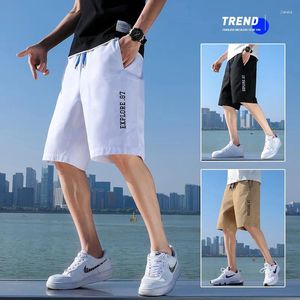 Short masculin 2024 pour garçons d'été sports japonais occasionnels lâches polyvalentes confortables et tendance capris hommes