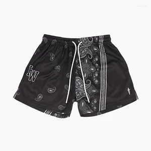 Herenshorts 2024 Designershorts Paisley Mesh Gym Basketbal Hardlopen Dames Strand Casual Sneldrogend Basic