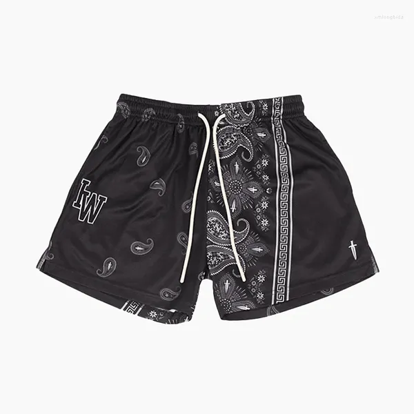 Shorts pour hommes 2024 Shorts de créateur Paisley Mesh Gym Basketball Running Femme Plage Casual Séchage rapide Basic