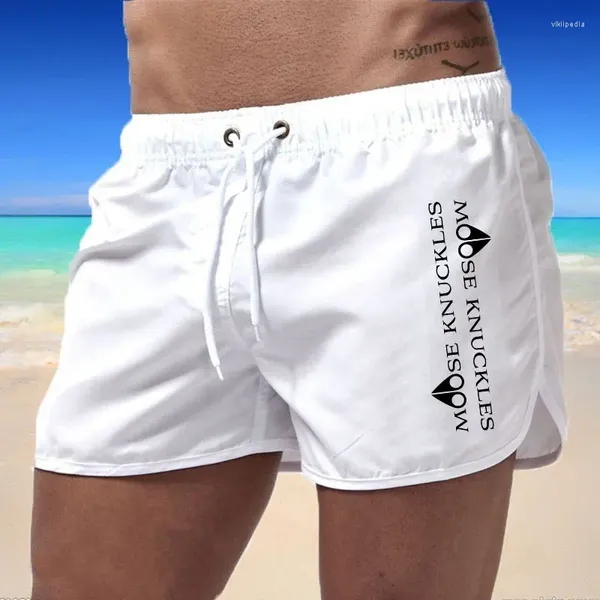 Shorts para hombres 2024 Rápido Summer Summer Luxury Mens Swimwear Beach Boach Board Breble For Men Swim Trunks Swimming Beachwear