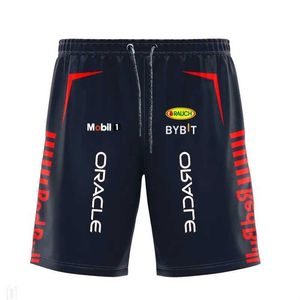Heren shorts 2024 Zomer 3D -printen Snel droogheren Shorts F1 Racing Outdoor Extreme Sports Super grote strandbroek Strt Top verkopen T240428