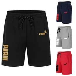 Pantalones cortos para hombres 2024 Verano Transpirable Secado rápido Malla Fiess Cintura elástica Pantalones para correr Deportes casuales