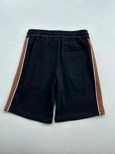 Heren shorts 2024 Zomer Casual comfortabele pure katoenen mode splitsen retro -stijl klassieke zijlintcapris