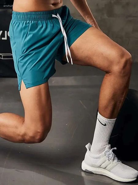 Shorts pour hommes 2024 Summer Quick Dry Nylon Fiess Training Running Sports Hommes Plus Taille Entraînement Gym Pantalon court