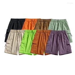 Shorts pour hommes 2024 Summer Candy Couleur Beachwear Sports Fitness Pantalon Mince Séchage rapide Casual