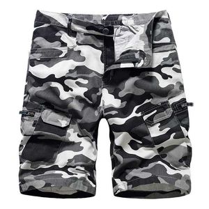 Shorts pour hommes 30-40 produits de camouflage pour hommes poches à manches courtes 2024 nouveau short d'été pour hommes pantalons longs pour hommes J240322