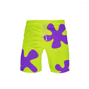 Pantalones cortos para hombres 3D Anime Board Trunks Verano Secado rápido Playa Natación Hombres Hip Hop Pantalones cortos Ropa