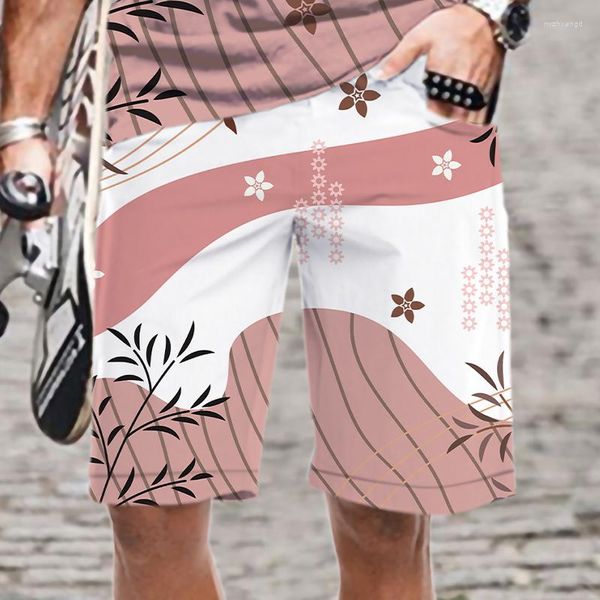Pantalones Cortos para Hombres Impreso En 3D Patrón De Graffiti Abstracto Natación Playa Verano Suelto Ropa De Calle De Gran Tamaño Hombres/Mujeres Ropa para Hombres Divertida