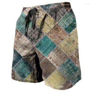 Herenshorts 3D Speedprint Men Fades Out S -SEAM Ban Shawt -waterbestendig Zwemmen Rugdrogend Voor sneldrogende stoffen en zak